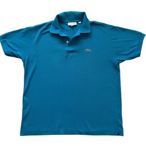 Lacoste Men's Blue Polo Gold Shirt Designer